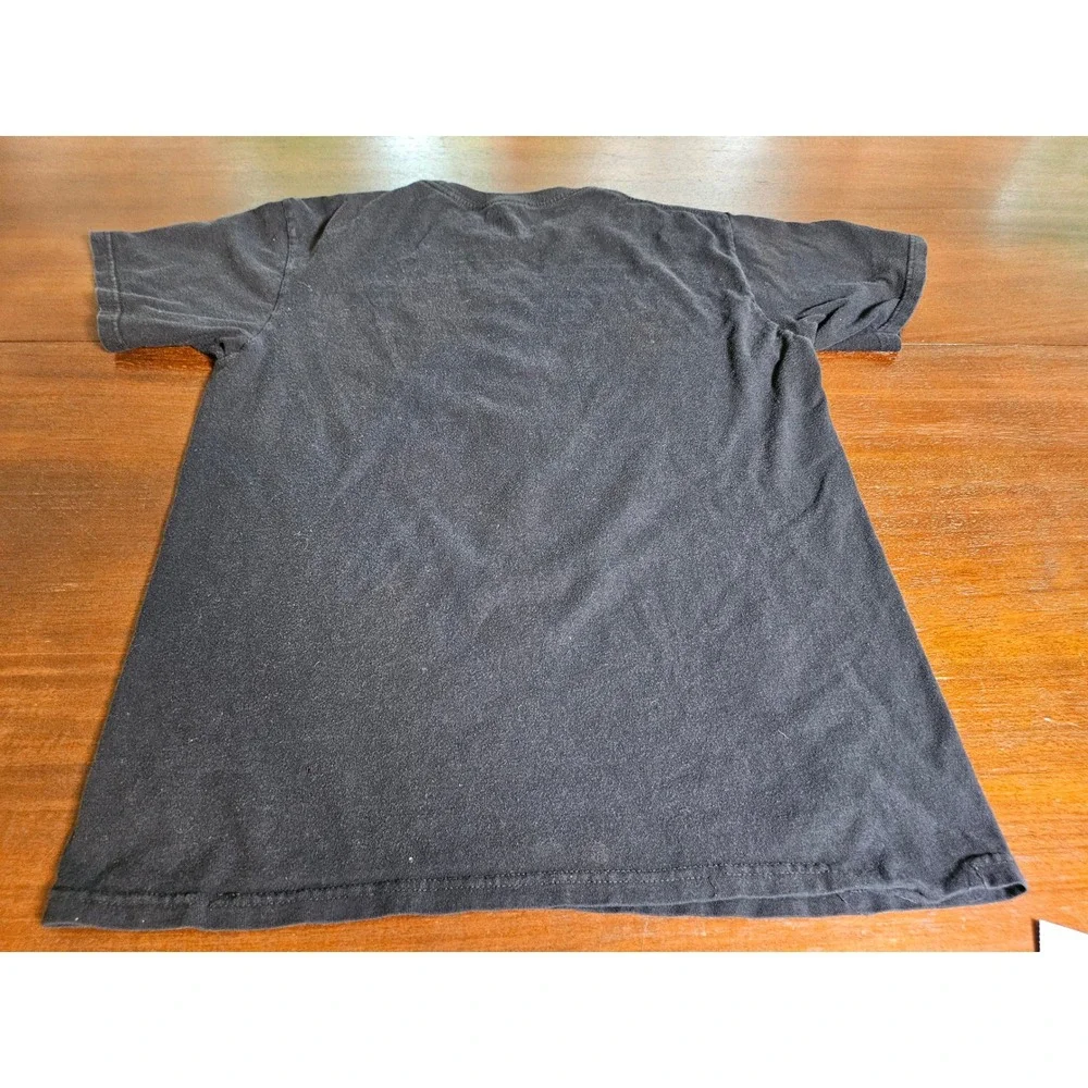 Deathwish Skateboards T-Shirt Mens Medium Black Tie Dye Spray Graphic Tee